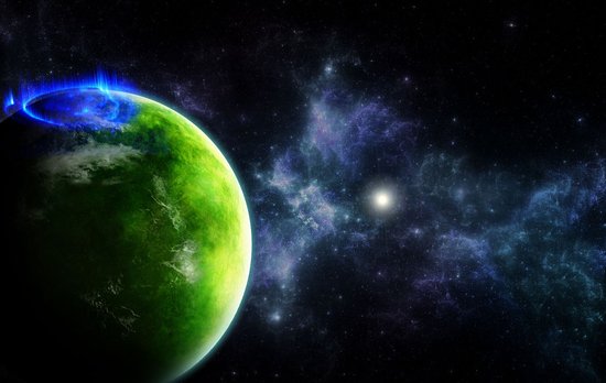 白矮星发出的强烈辐射也能引起行星的极光现象