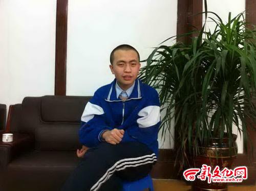 15岁的刘通记者王威摄